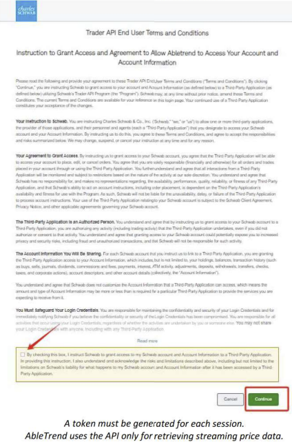 Schwab terms and conditions