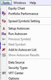 Options Window